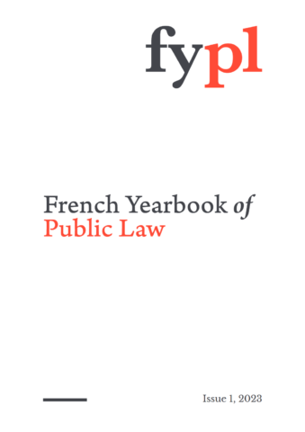 Parution du premier volume du “French Yearbook of Public Law”