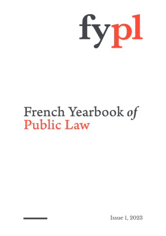 Parution du premier volume du « French Yearbook of Public Law »